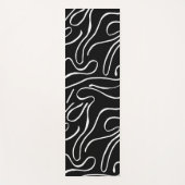 Ebb and Flow 2 - Zwart op wit Set Yogamat (Voorkant)