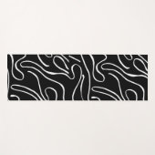 Ebb and Flow 2 - Zwart op wit Set Yogamat (Voorkant (horizontaal))