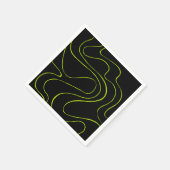 Ebb en Flow 2 in Lime Green en Black Servet (Hoek)