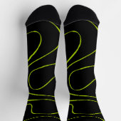 Ebb en Flow 2 in Lime Green en Black Sokken (Top)