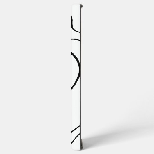 Ebb en Flow 2 - zwart en wit Samsung Galaxy Hoesje (Linkerkant)