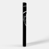 Ebb en Flow 2 - zwart op wit Case-Mate iPhone Case (Achterkant / Rechts)