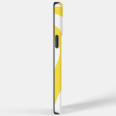 Ebb en Flow 4 in citroengeel en wit Case-Mate iPhone Case (Achterkant / Rechts)