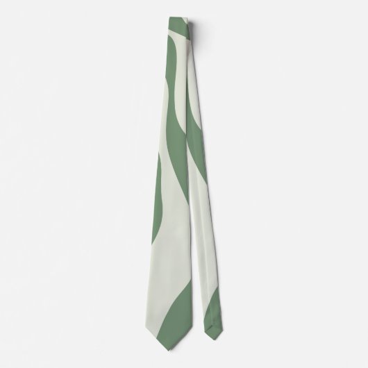 Ebb en Flow 4 in groen Stropdas (Voorkant)