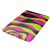 Ebb en Flow 4 in Lime Green, Hot Pink en Black Badmat (Gekanteld)