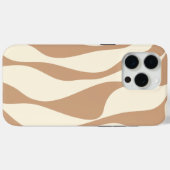 Ebb en Flow 4 in Tan en Cream Case-Mate iPhone Case (Achterkant (horizontaal))