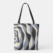 Ebb en Flow 4 in Zwart, Grijs, en Cream Draagtas (Achterkant)