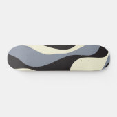 Ebb en Flow 4 in Zwart, Grijs, en Cream Skateboard (Horizontaal)