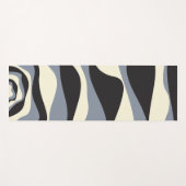 Ebb en Flow 4 in Zwart, Grijs, en Cream Yogamat (Voorkant (horizontaal))