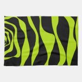 Ebb en Flow 4 - Lime Green Theedoek (Horizontaal)