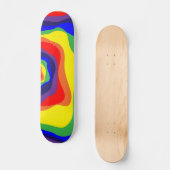 Ebb en Flow 4 regenboog Skateboard (Voorkant)