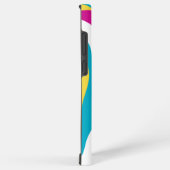 Ebb en Flow 4 - Turquoise, Geel, Roze en Wit Samsung Galaxy Hoesje (Rechterkant)