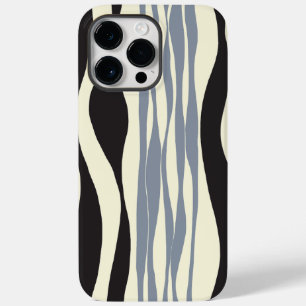 Ebb en Flow in zwart, grijs en crème Case-Mate iPhone 14 Pro Max Hoesje