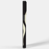 Ebb en Flow in zwart, grijs en crème Case-Mate iPhone Case (Achterkant / Rechts)