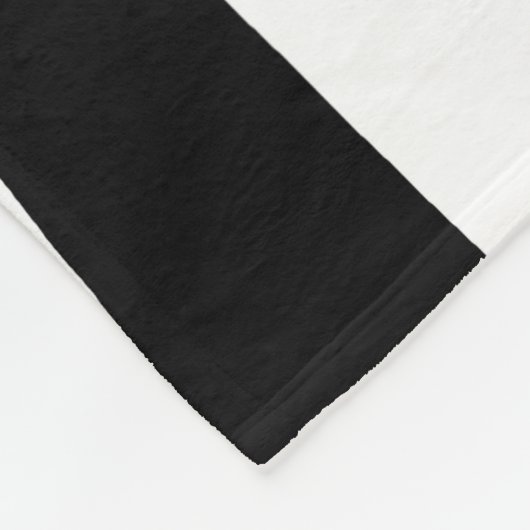 Ebb en Flow - Mint Green, White en Black Fleece Deken (Hoek)