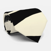 Ebb en Flow - Rood & Cream Stropdas (Opgerold)