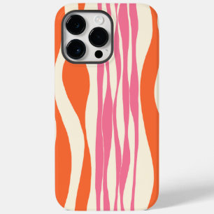Ebb en Flow - Roze, Sinaasappel en crème Case-Mate iPhone 14 Pro Max Hoesje