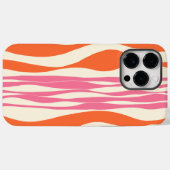 Ebb en Flow - Roze, Sinaasappel en crème Case-Mate iPhone Case (Achterkant (horizontaal))