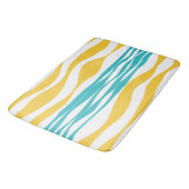 Ebb en Flow - Turquoise & Yellow Badmat (Gekanteld)