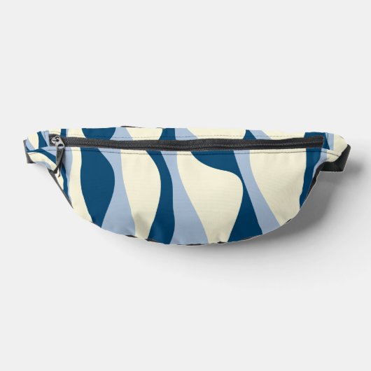 Ebb et flux 4 - Bleu foncé, Bleu clair et Crème (Poser)