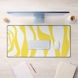 Ebb et flux 4 en citron jaune et blanc