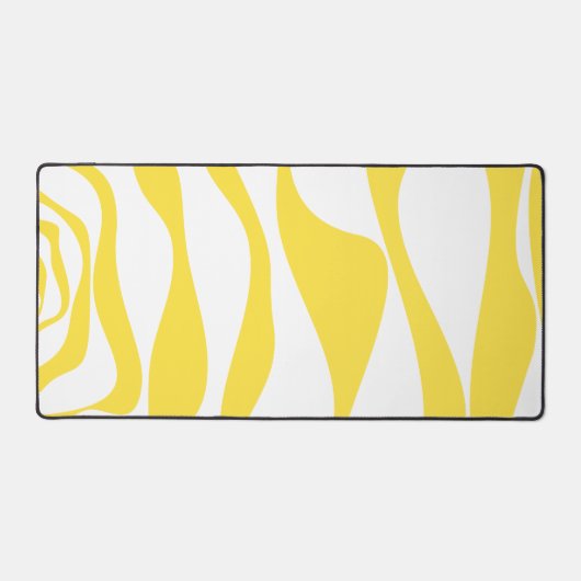 Ebb et flux 4 en citron jaune et blanc (Recto)