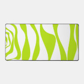 Ebb et flux 4 en Lime vert et blanc (Recto)