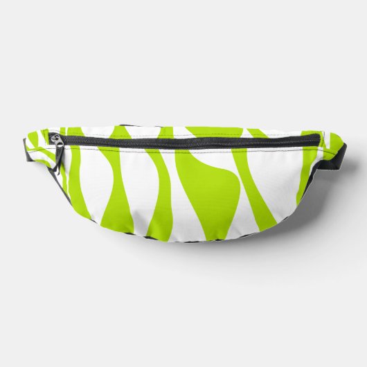 Ebb et flux 4 en Lime vert et blanc (Poser)