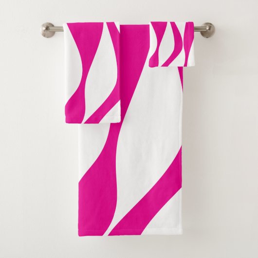 Ebb et flux 4 en Magenta et Blanc (En situation)