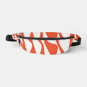 Ebb et flux 4 en orange et blanc