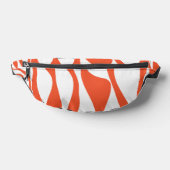 Ebb et flux 4 en orange et blanc (Poser)