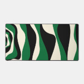 Ebb et flux 4 en vert, crème et noir (Recto)