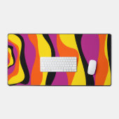 Ebb et flux 4 - Noir, rose, orange et jaune (Clavier et souris)