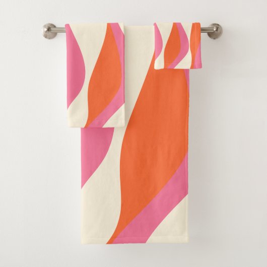 Ebb et flux 4 - rose, orange et crème (En situation)