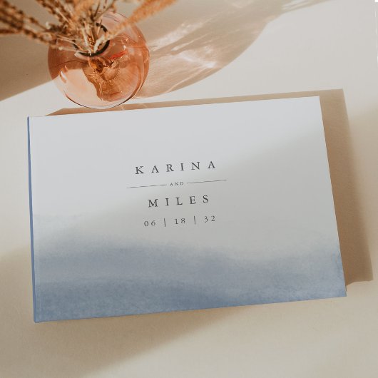 Ebb Tide Coastal Waterverf Wedding Gastenboek