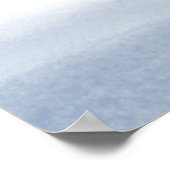 Ebb Tide Coastal Waterverf Wedding Welkomstbord Poster (Hoek)