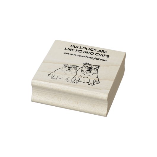 EBD Bullies Bully English Bulldog Lovers Rubberstempel (Stempel)