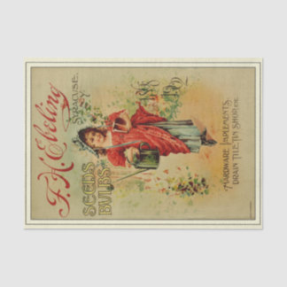  Ebellenlampen voor de Catalogus van zaaizaad 1902 Tissuepapier