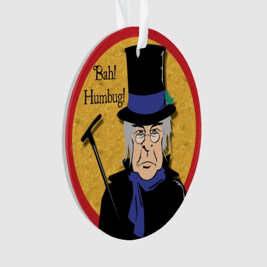 Ebenezer Scrooge Bah! Humbug! Ornament (voorkant)