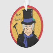 Ebenezer Scrooge Bah! Humbug! Ornament (voorkant)