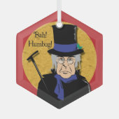 Ebenezer Scrooge Bah ! Humbug ! Ornement métalliqu (Recto)