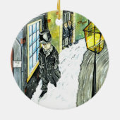 Ebenezer Scrooge Keramisch Ornament (Achterkant)