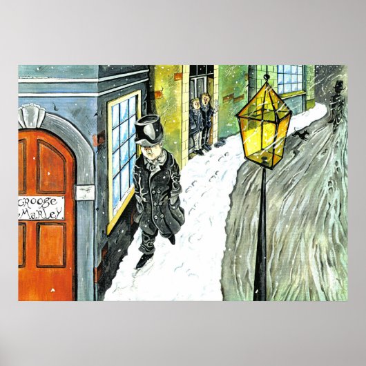 Ebenezer Scrooge Poster (Voorkant)