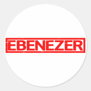 Ebenezer Stamp Ronde Sticker