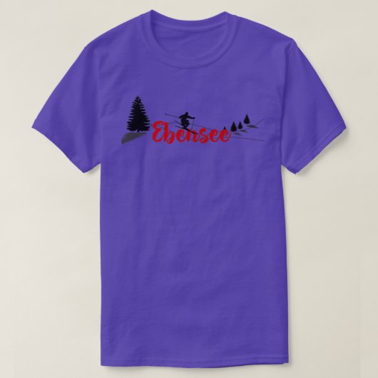 Ebensee Ski Long T-shirt (Design voorkant)