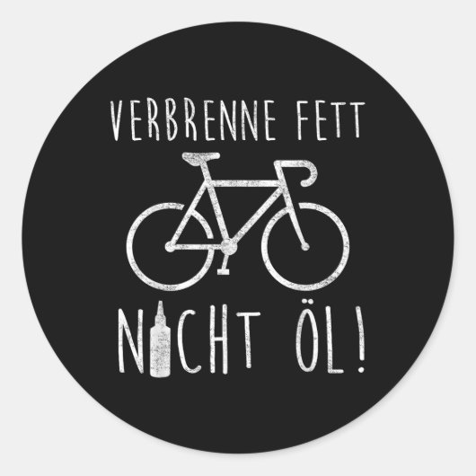 Ebike Fietser Fietsforenzen Milieubescherming Ronde Sticker (Voorkant)