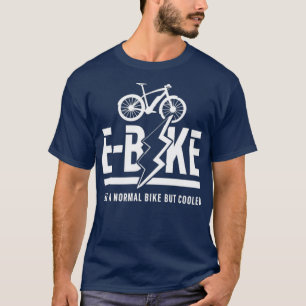 EBike Rider Bicycle Electric Cyclist T-shirt
