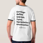 EBITDA is je vriend. T-shirt (Achterkant volledig)