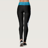 Éblouissant en collants bleus, Parties scintillant (Dos)