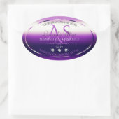 Éblouissant Purple Produit Étiquettes Diamants Mon (Sac)